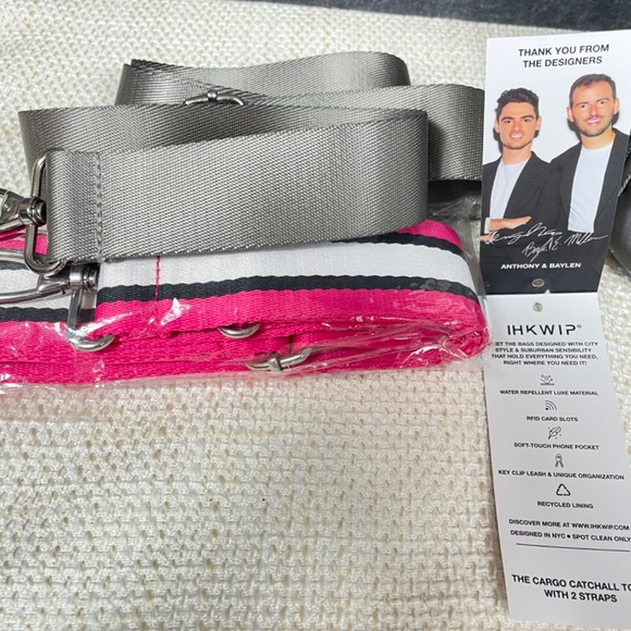 IHKWIP Cargo Catchall Tote With Two Crossbody Straps -Met Stone Grey - Picture 13 of 16